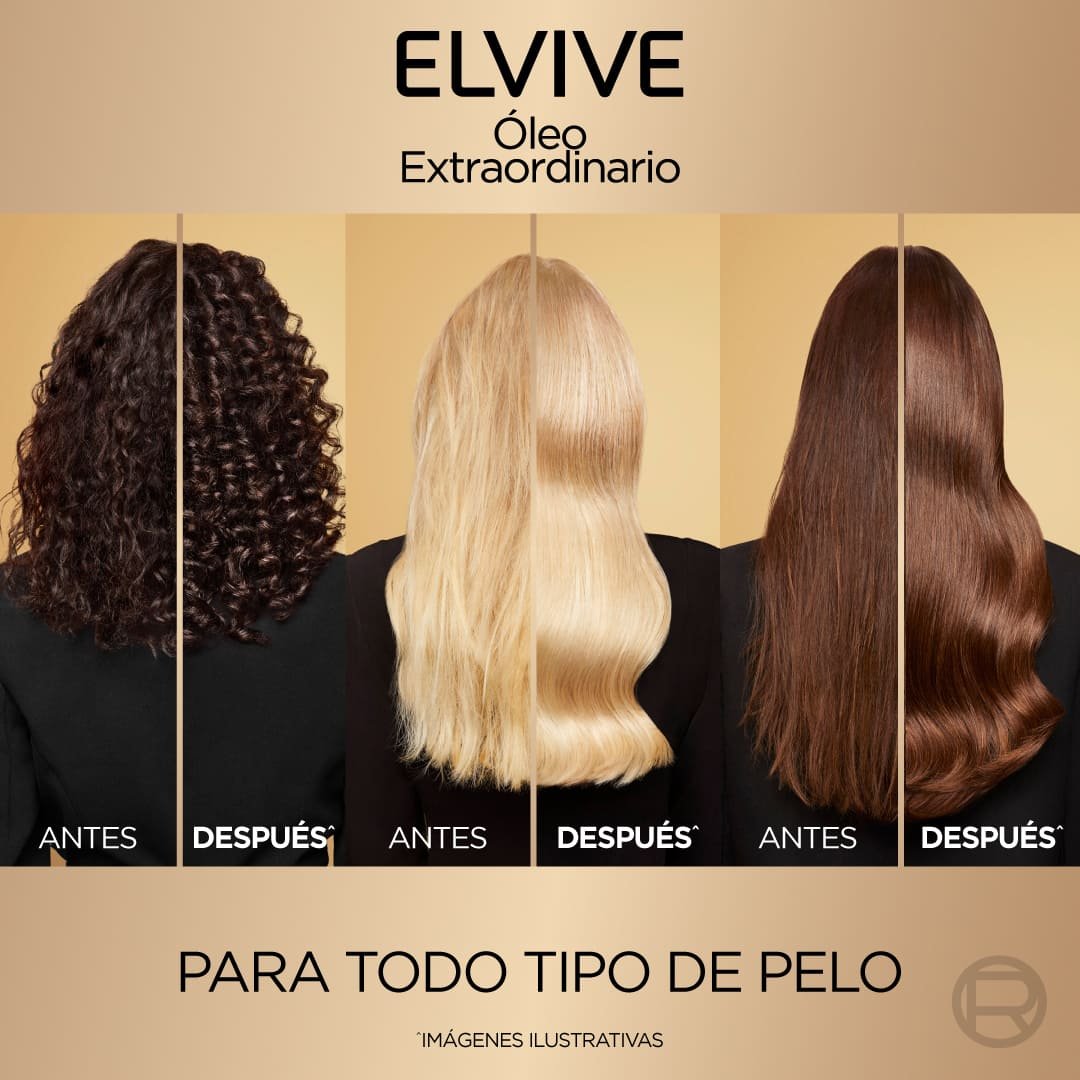 aceite elvive oleo extraordinario antes y despues